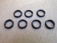 Set of seven O-rings to seal the bulb holders on single instrument police dashes.