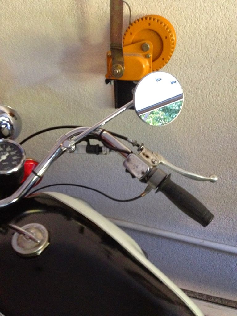 An alternative front brake light switch for drum brake Moto Guzzi V700, V7 Special, Ambassador, 850 GT, 850 GT California, Eldorado, and 850 California Police motorcycles.