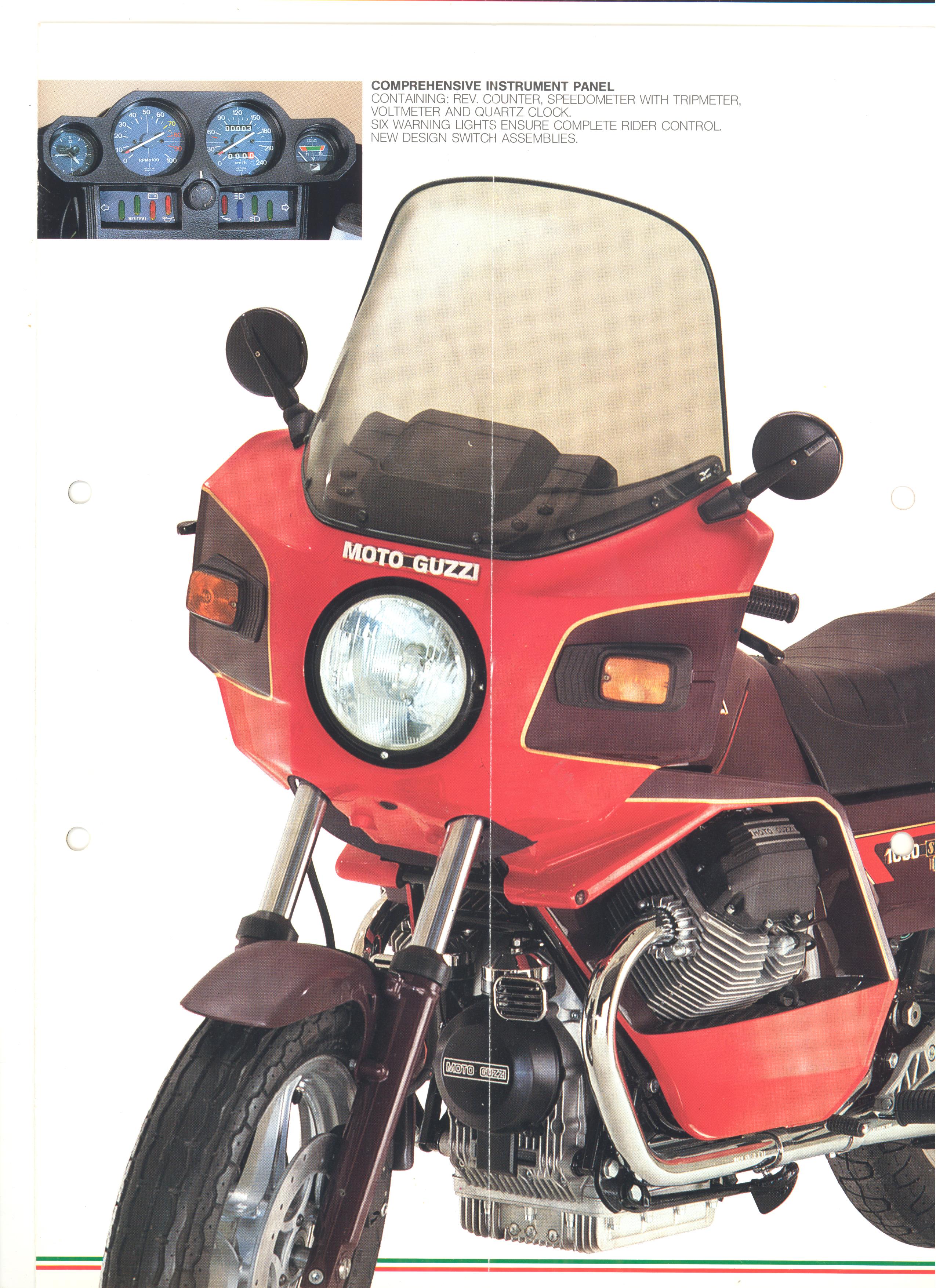 Moto Guzzi factory brochure: 1000 SP II