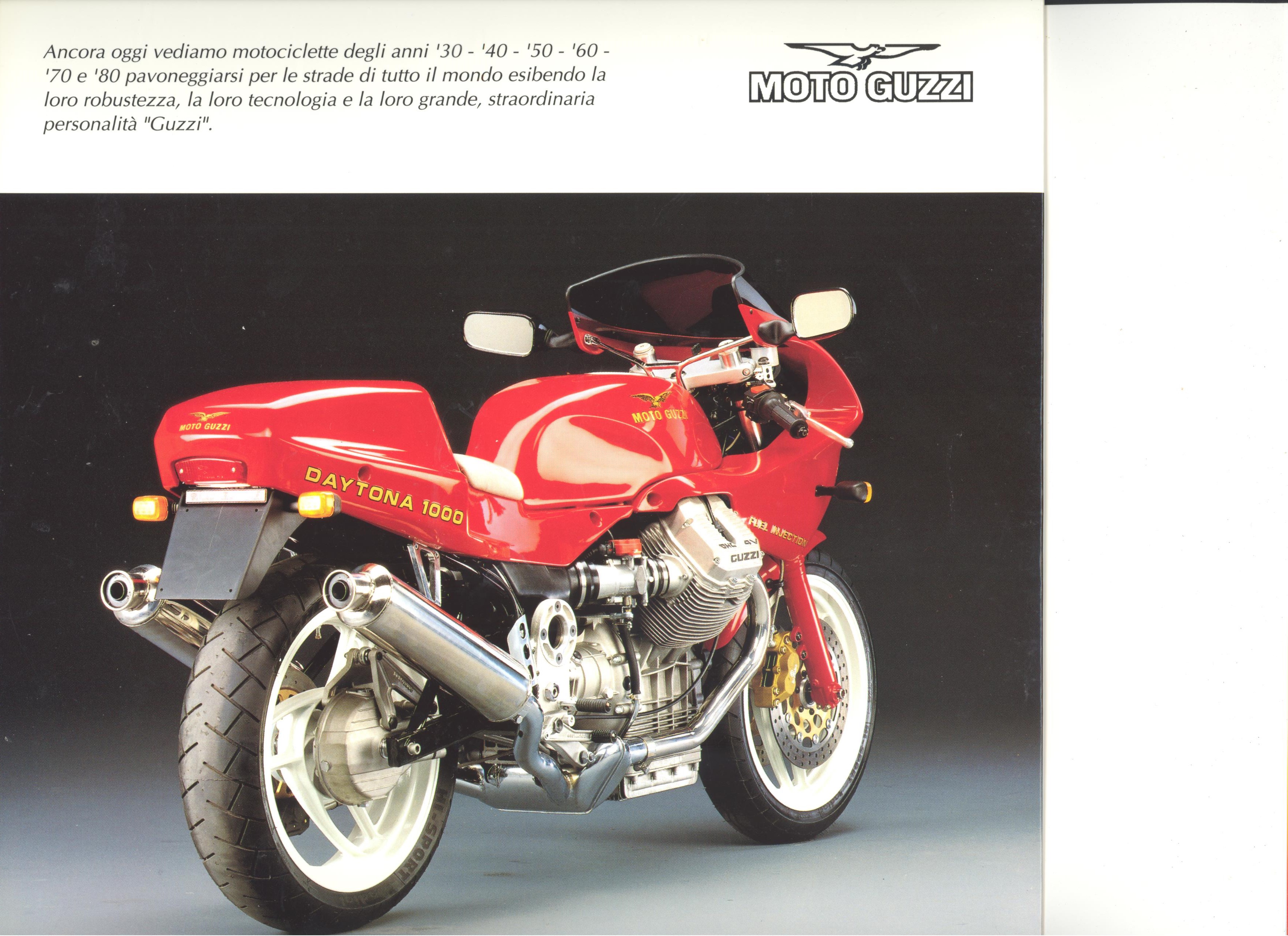 Moto Guzzi factory brochure: Daytona 1000