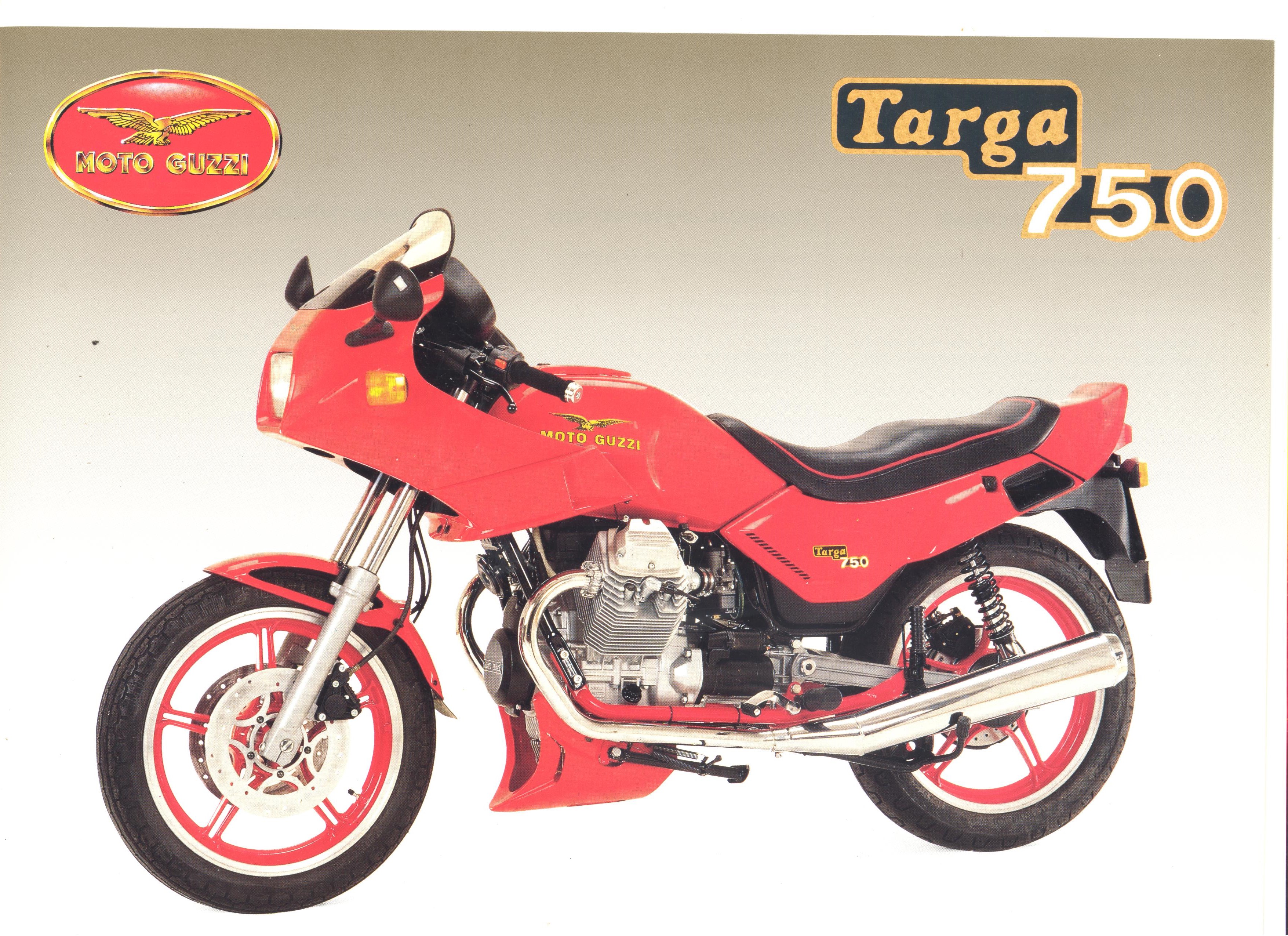 Moto Guzzi factory brochure: Targa 750