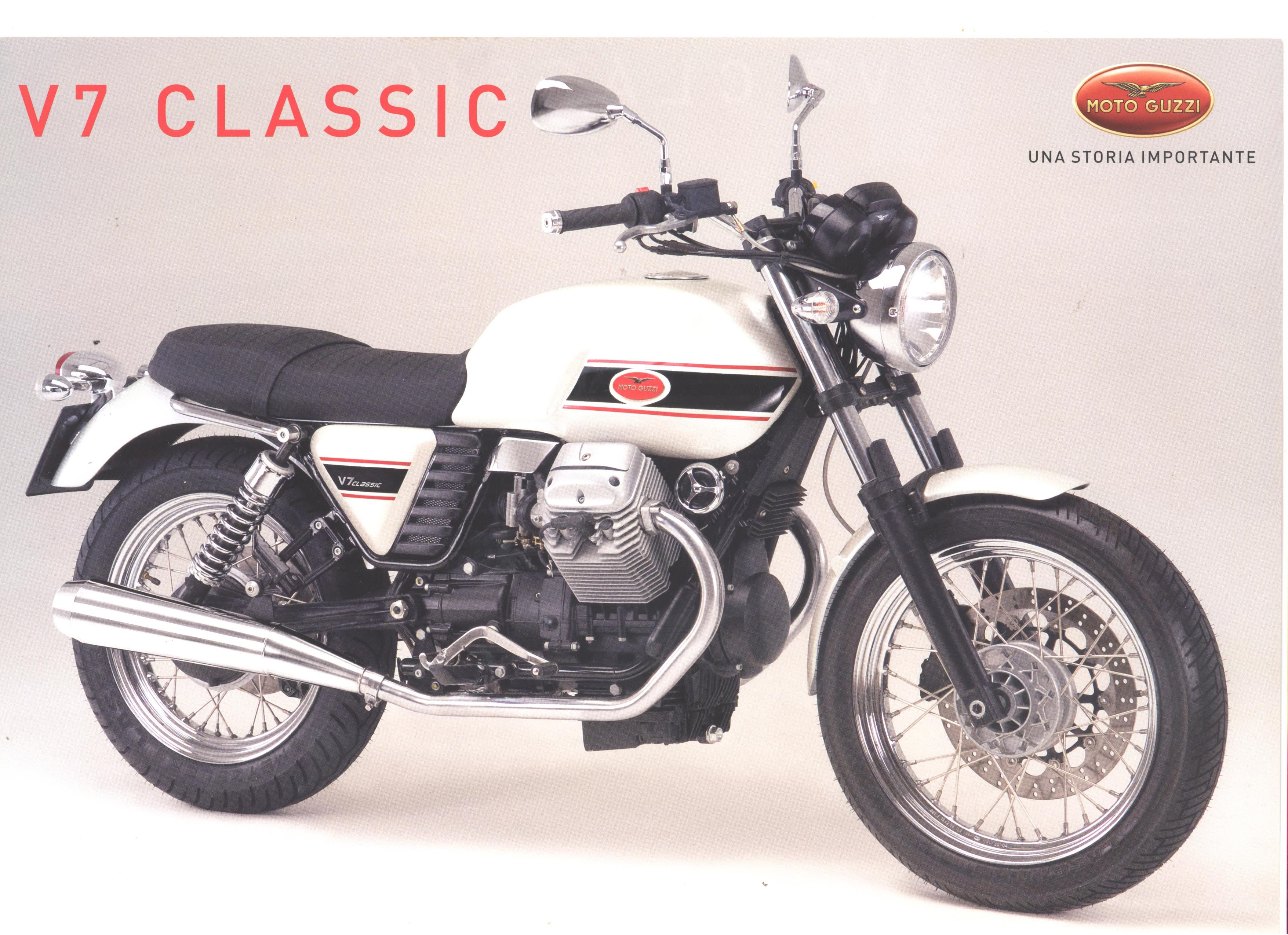 Moto Guzzi factory brochure: V7 Classic