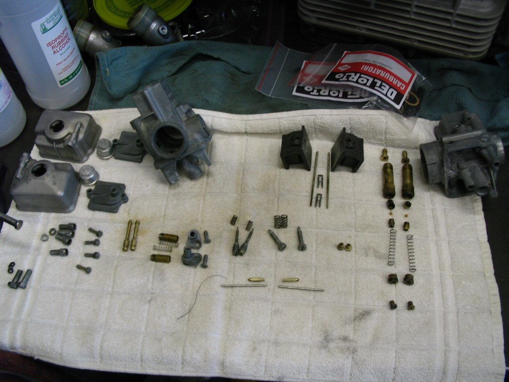 A bunch of carburetor parts!