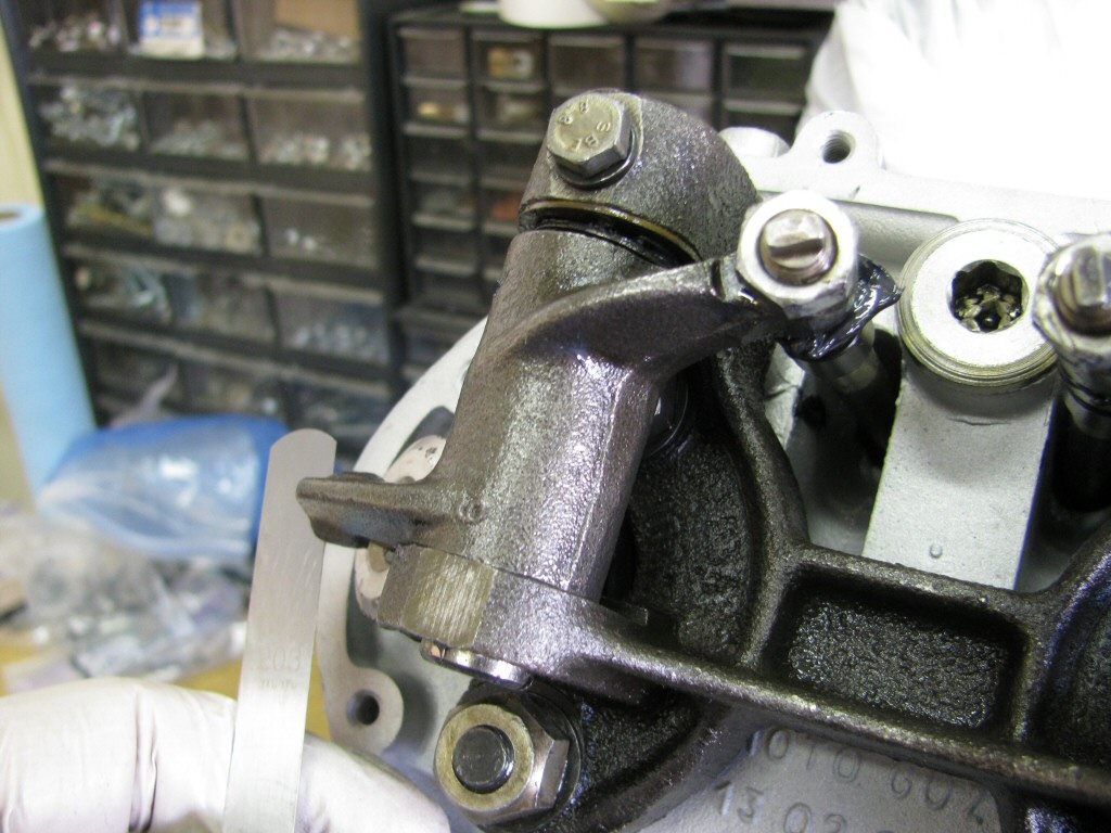 I set the valve clearances per Moto Guzzi specifications.