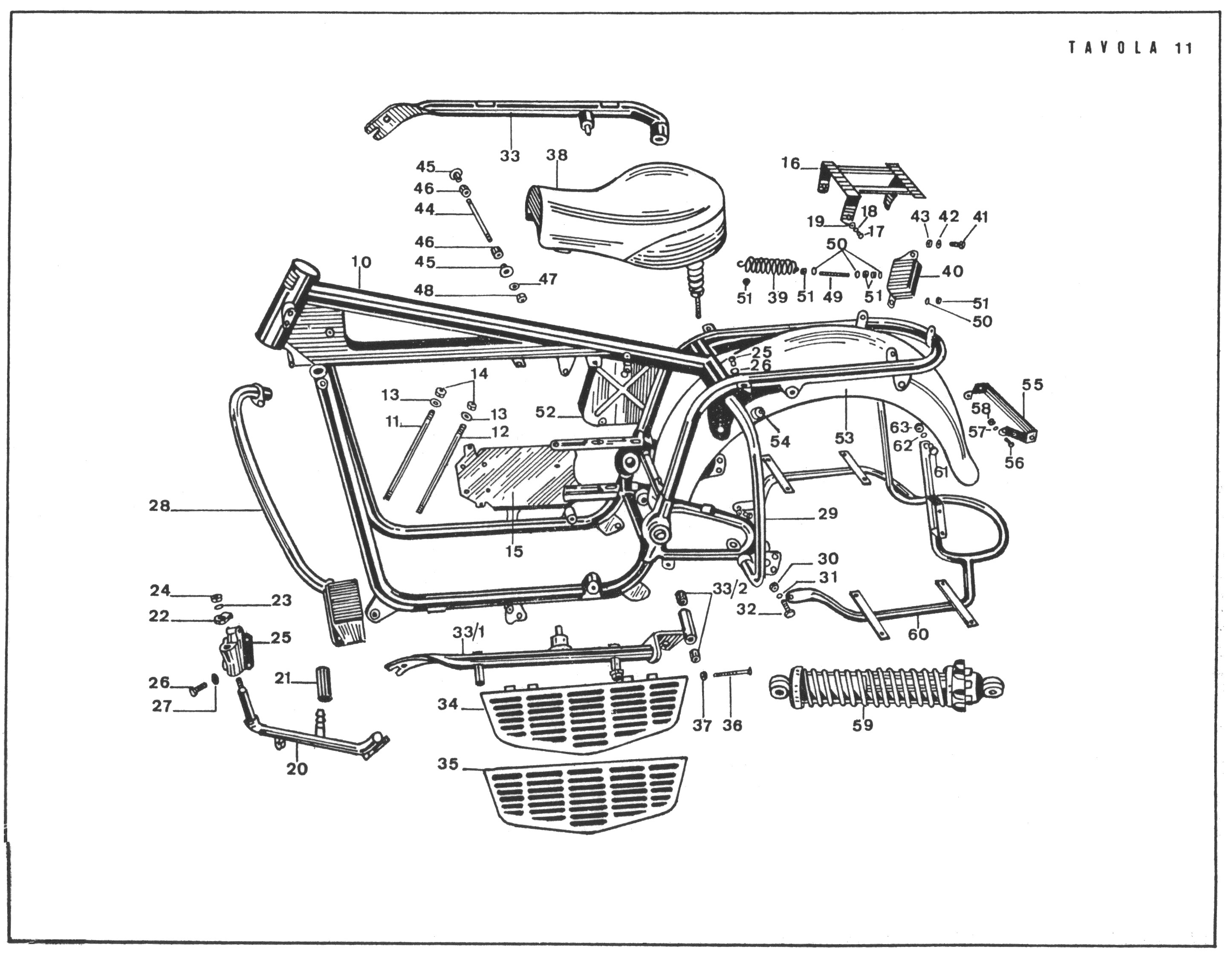 In looking at the Police Supplement to the 750 Spare Parts Catalog (dated October 1970), I discovered that the Eldorado spare parts catalog shows the shape of the footboard to be very similar to the earlier version shown here. But, the rails are clearly the shape of the later footboards (thanks to Charley Cole for identifying this difference).