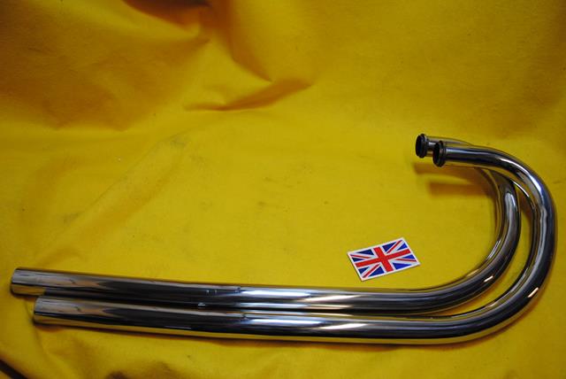 Stainless steel header pipes made by Armour Motor Products