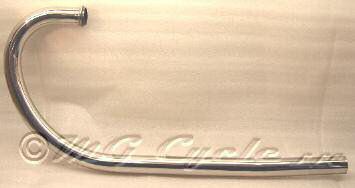 Stainless steel header pipes available from MG Cycle