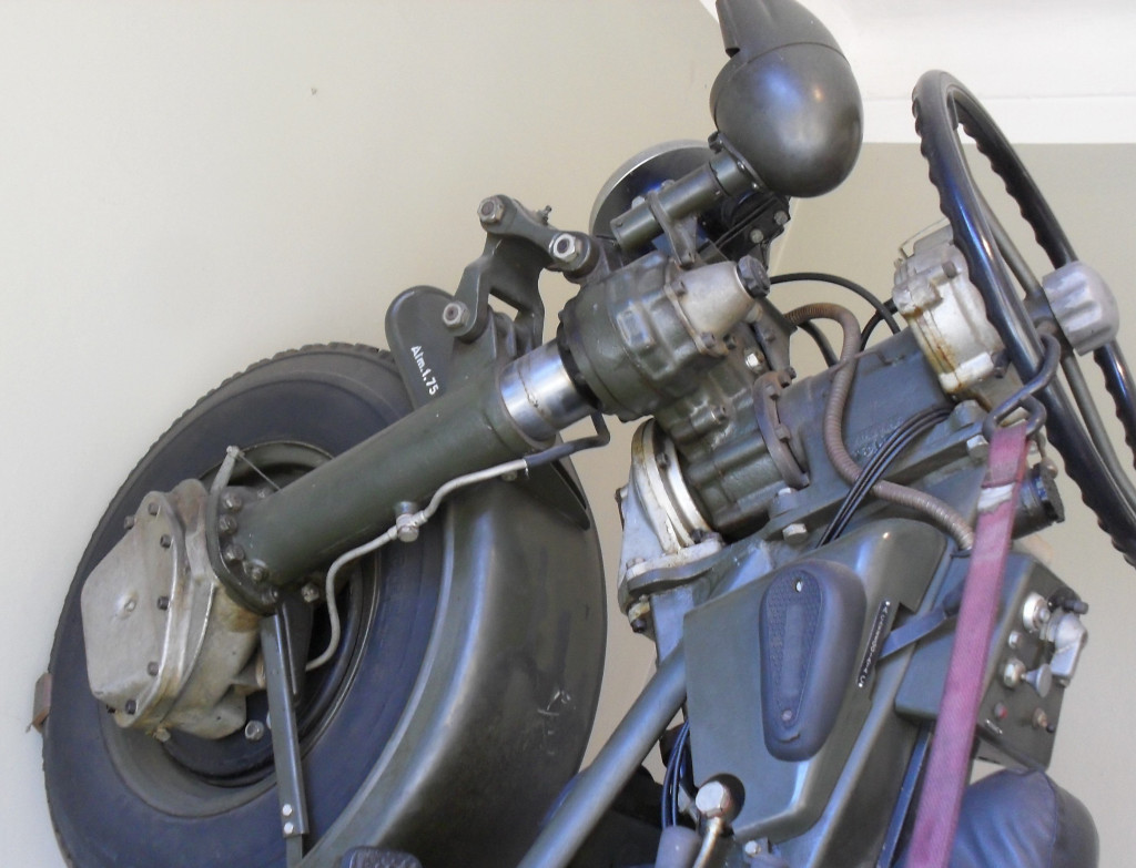 Moto Guzzi Mechanical Mule in Moto Guzzi factory museum.