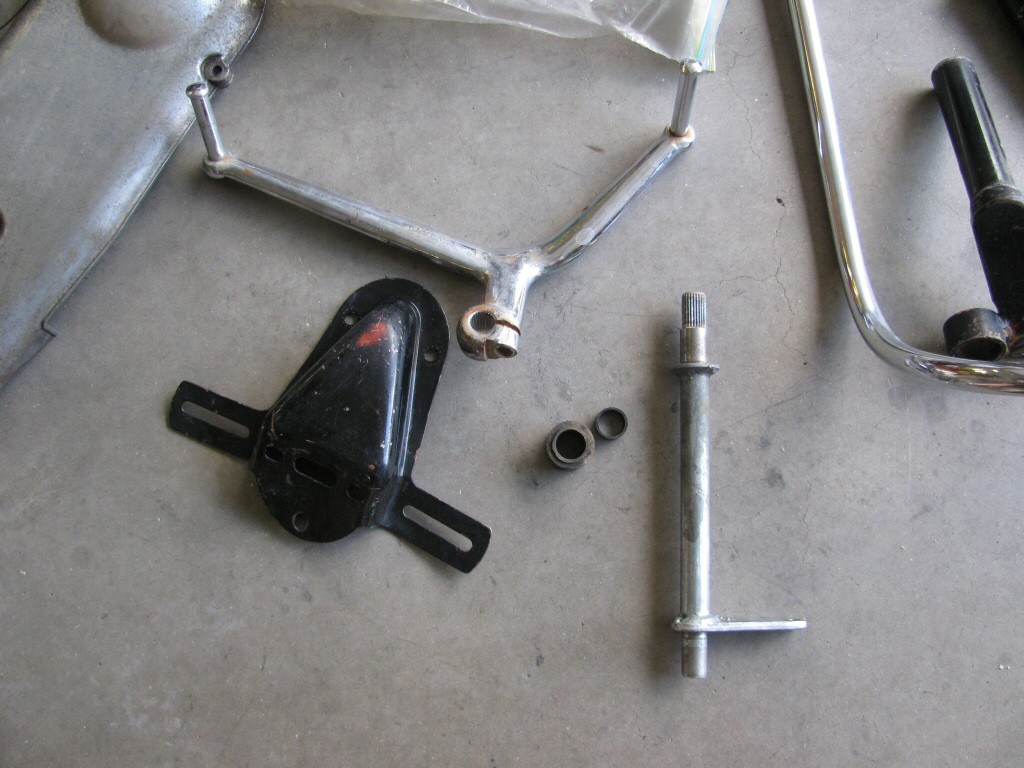 I sourced replacements the shift lever and shift shaft.