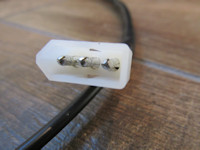 3-pin Molex connector - will be customized to the proper connector your Guzzi requires.