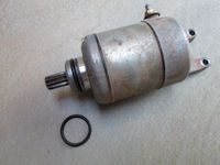 O-ring to seal the starter motor to the left engine case (SPN# 09280-24003). Sold each.