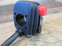 Domino right handlebar switch: left side view.