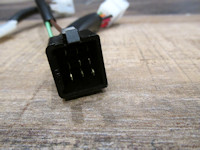 9-pin Molex connection to the left-side K&S 12-0030 handlebar switch.