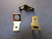 5 mm post to 6.3 mm male spade adapter.
