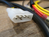 4 terminal connection to the headlight sub-harness.