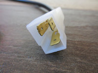 3 terminal connection to the main harness.