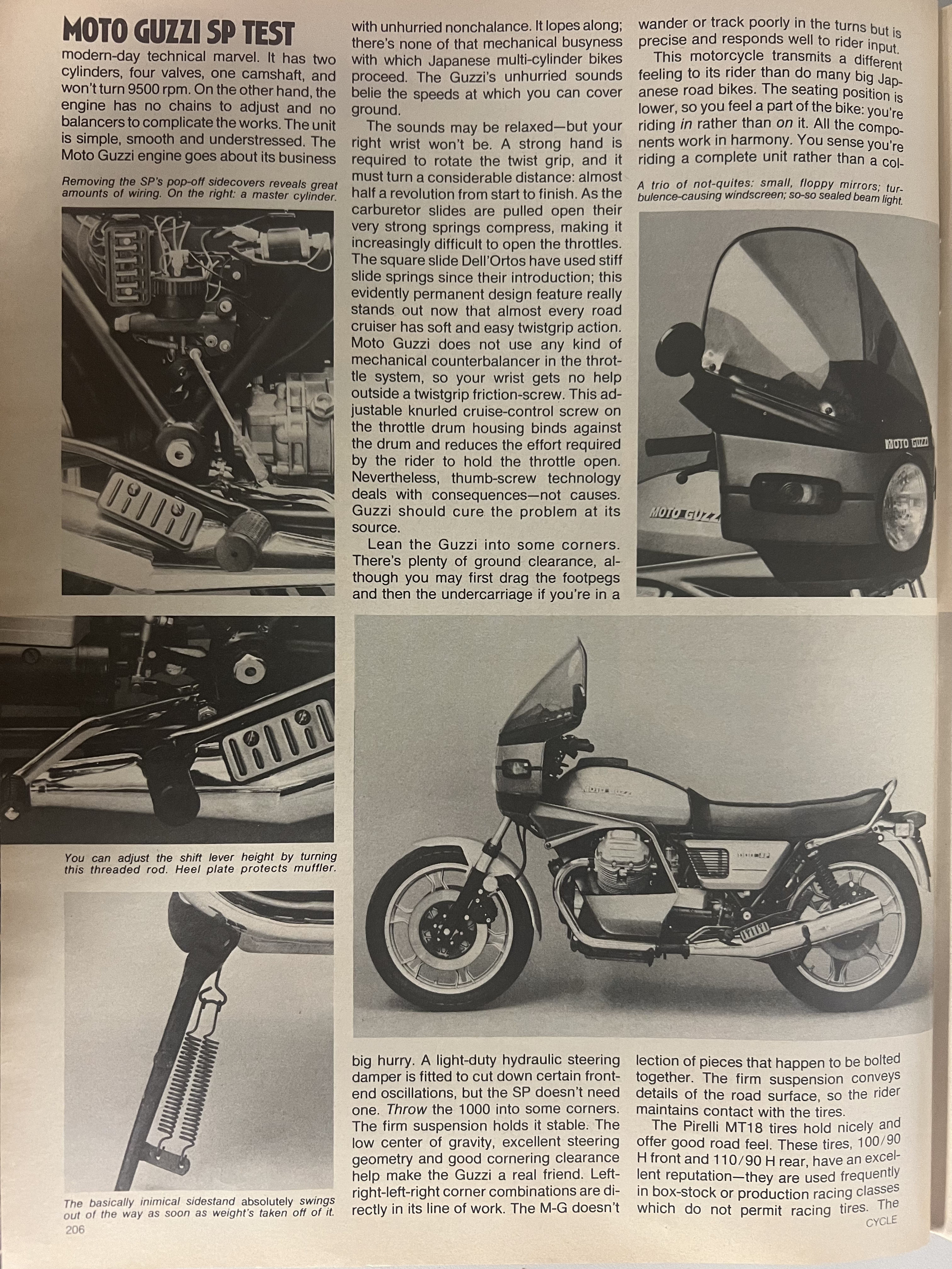 Article - Cycle (1979 April) Moto Guzzi 1000 SP