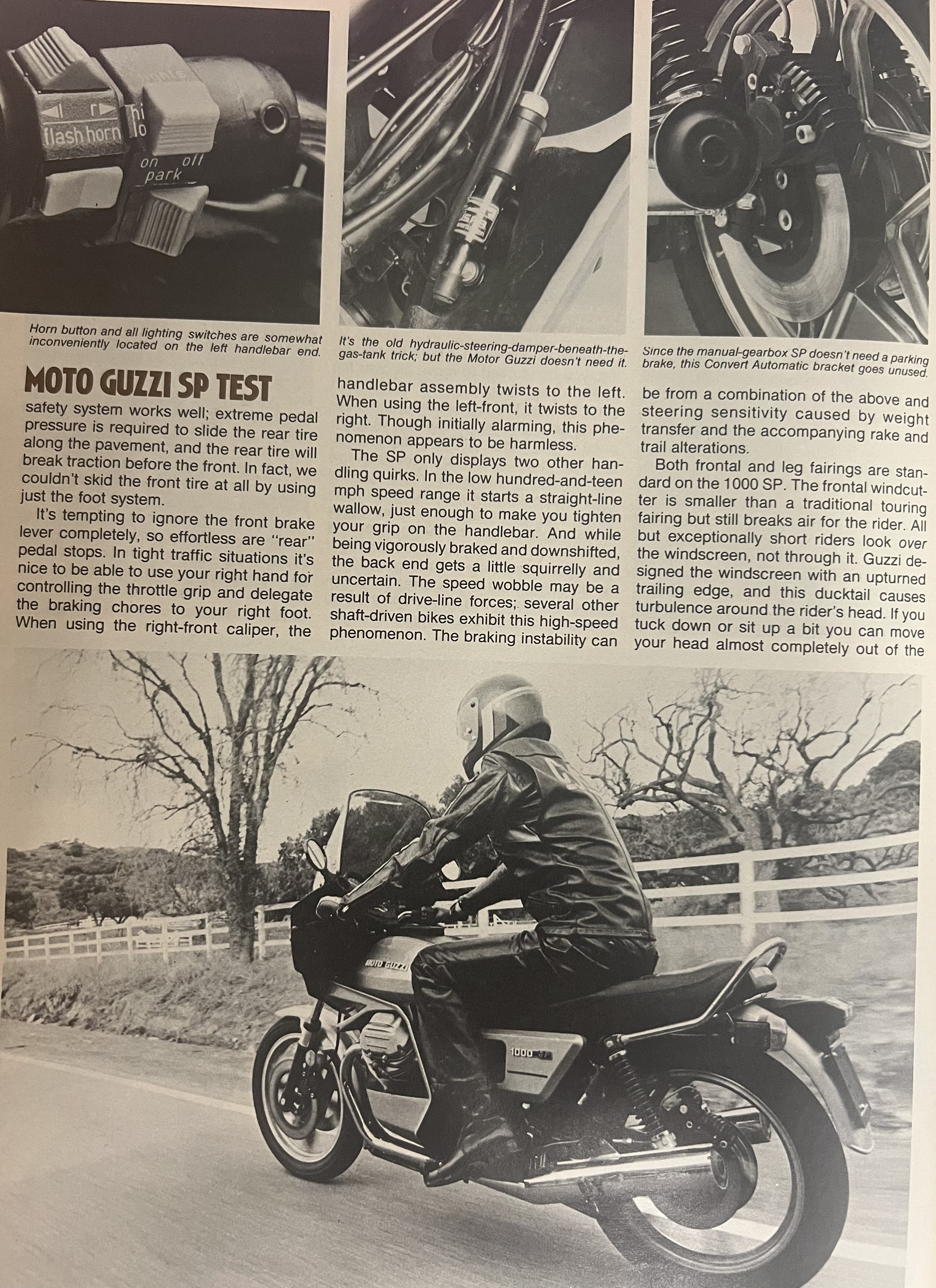 Article - Cycle (1979 April) Moto Guzzi 1000 SP