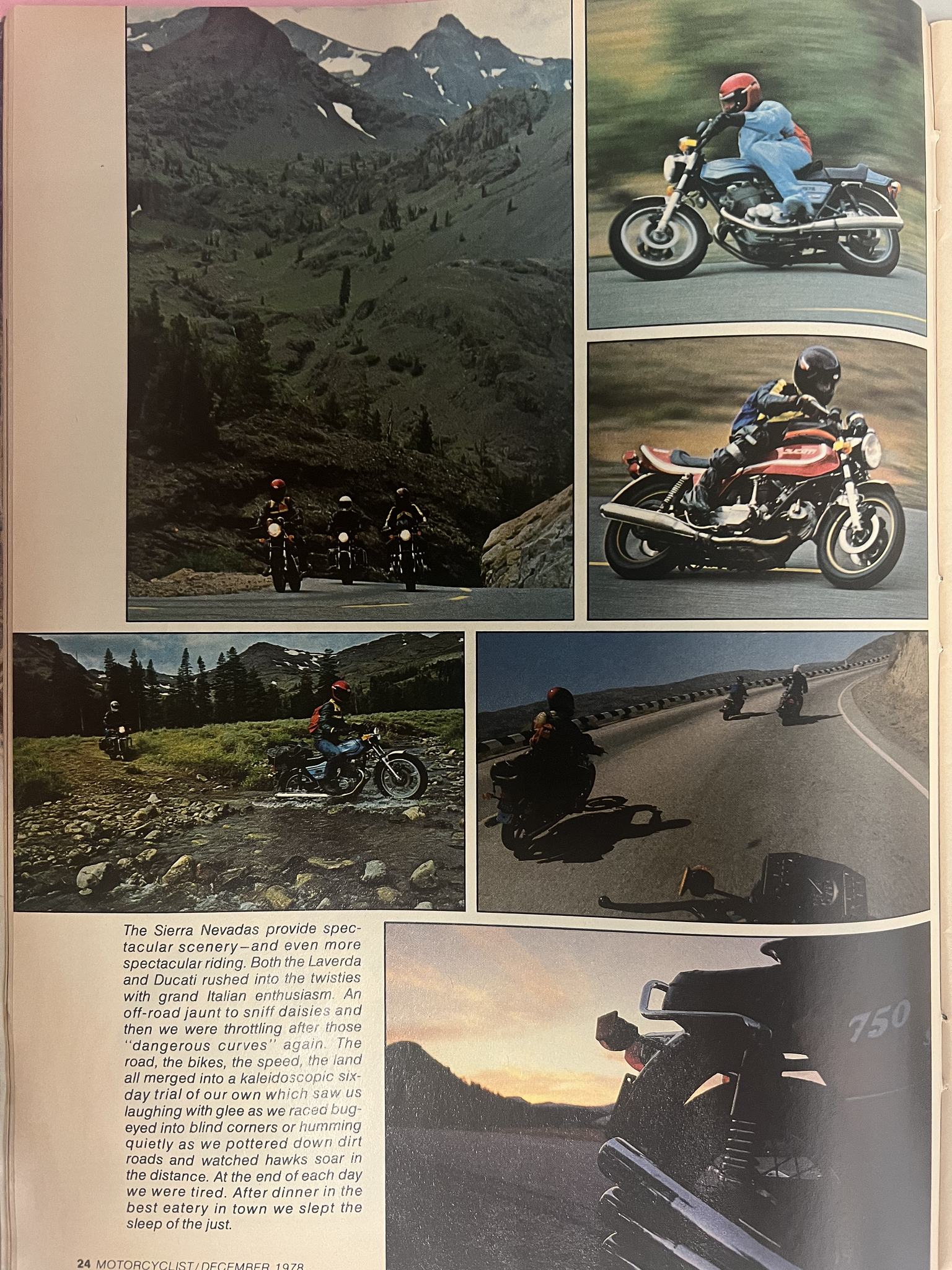 Article - Motorcyclist (1978 December) Four Americans Take a Look At Four Italians