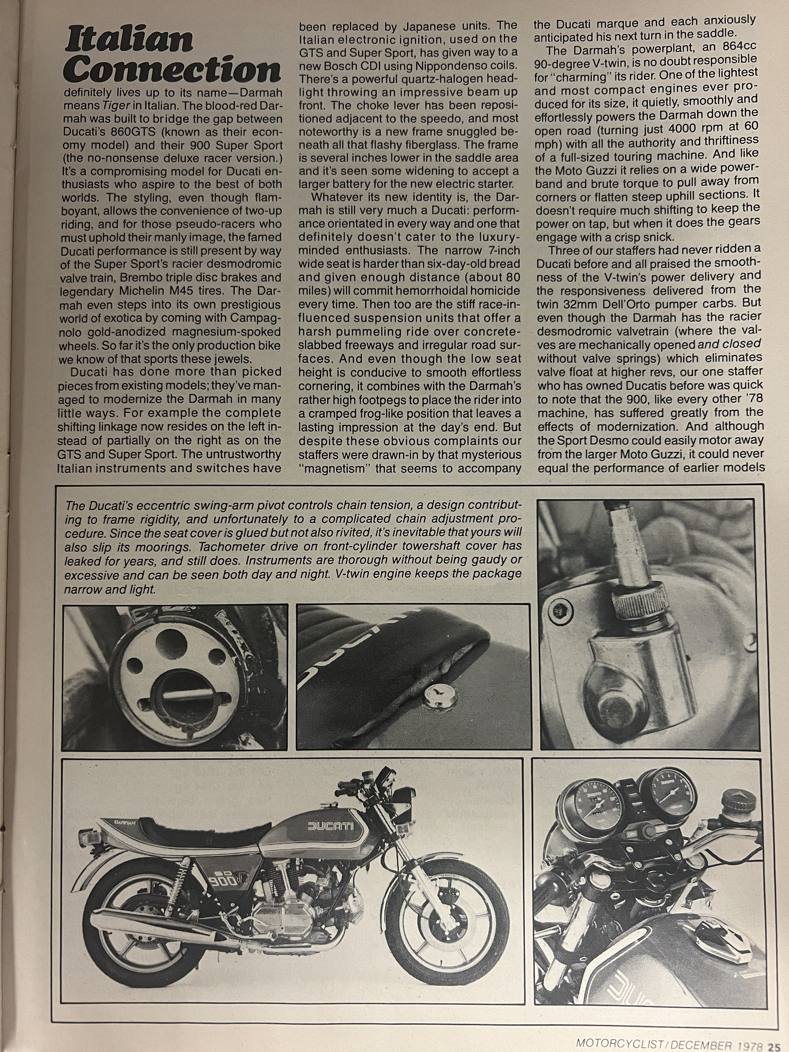 Article - Motorcyclist (1978 December) Four Americans Take a Look At Four Italians