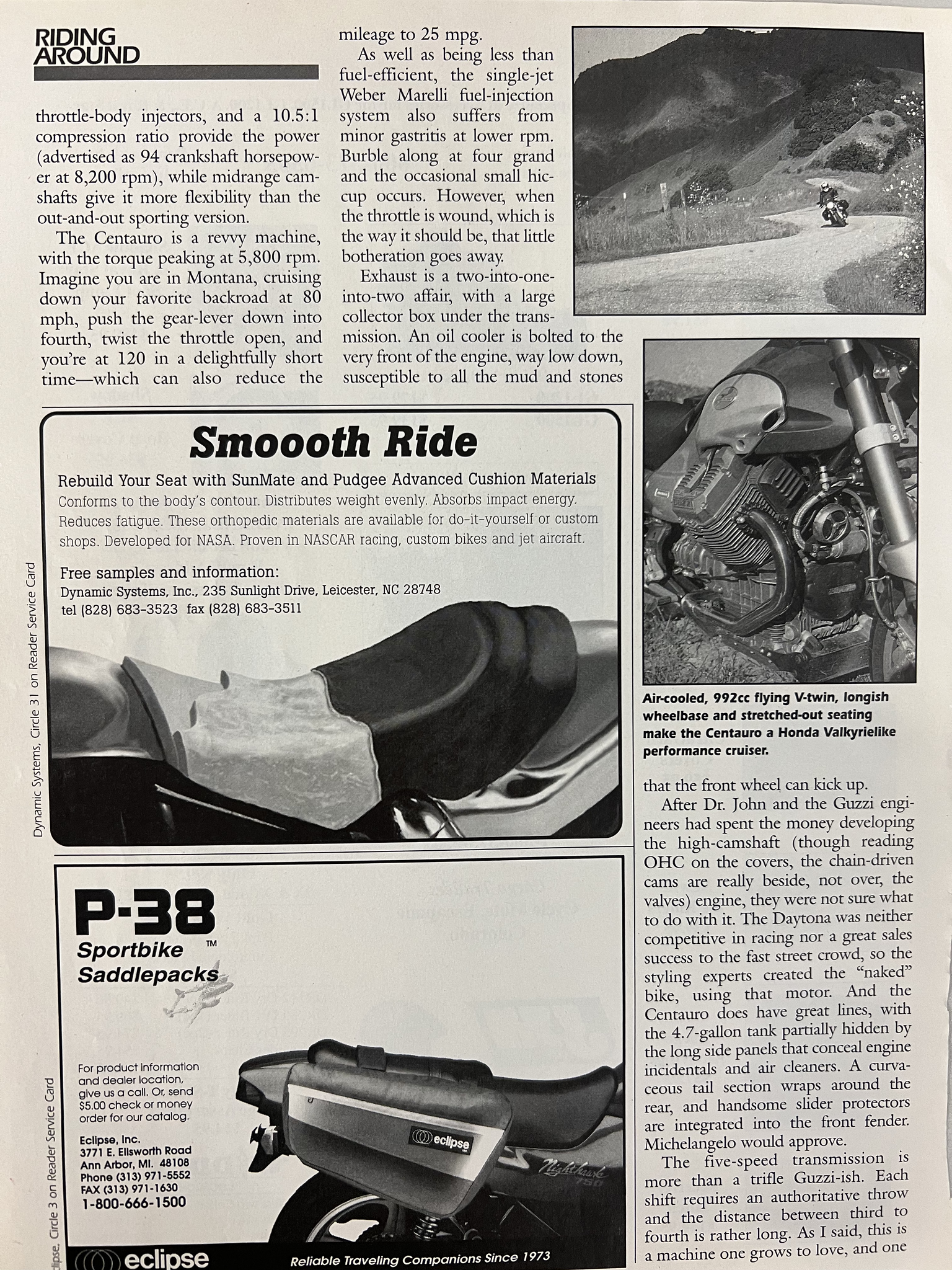 Article - Rider (1998 October) Moto Guzzi Centauro V10