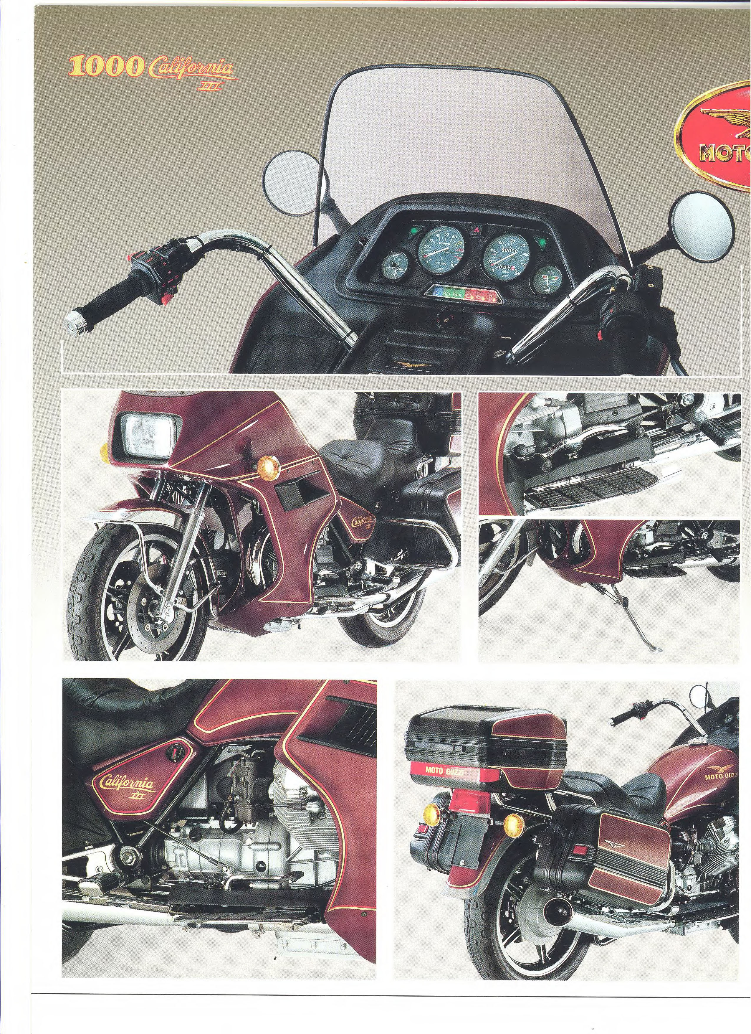 Moto Guzzi factory brochure: California III Full Fairing