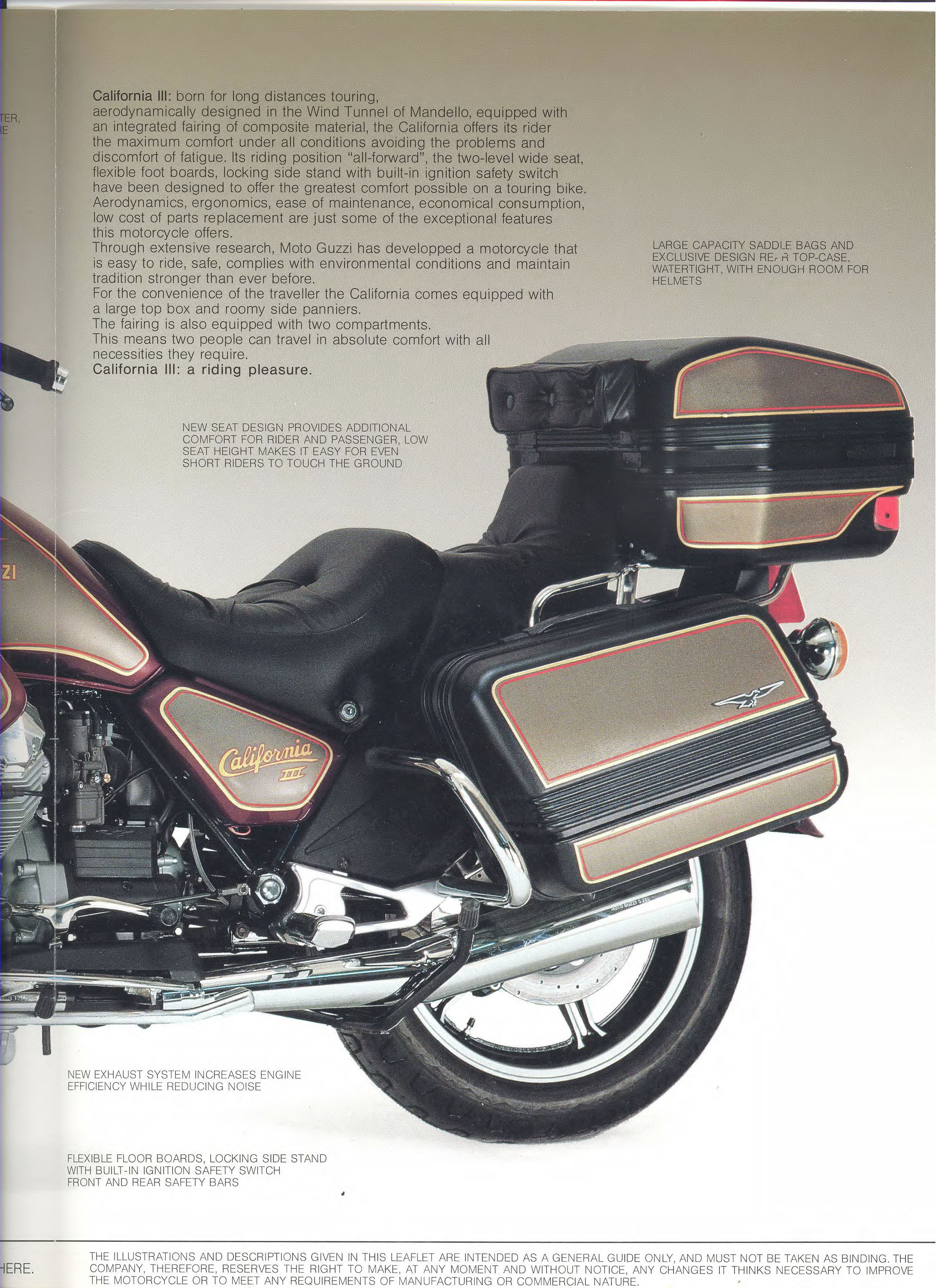 Moto Guzzi factory brochure: California III Full Fairing