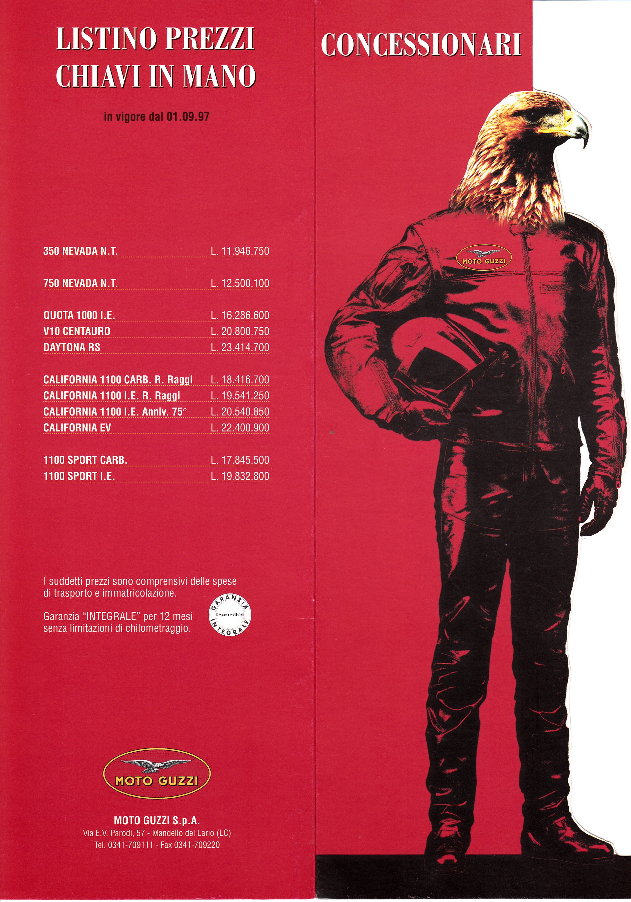 Brochure - Moto Guzzi Concessionari (eagle man)
