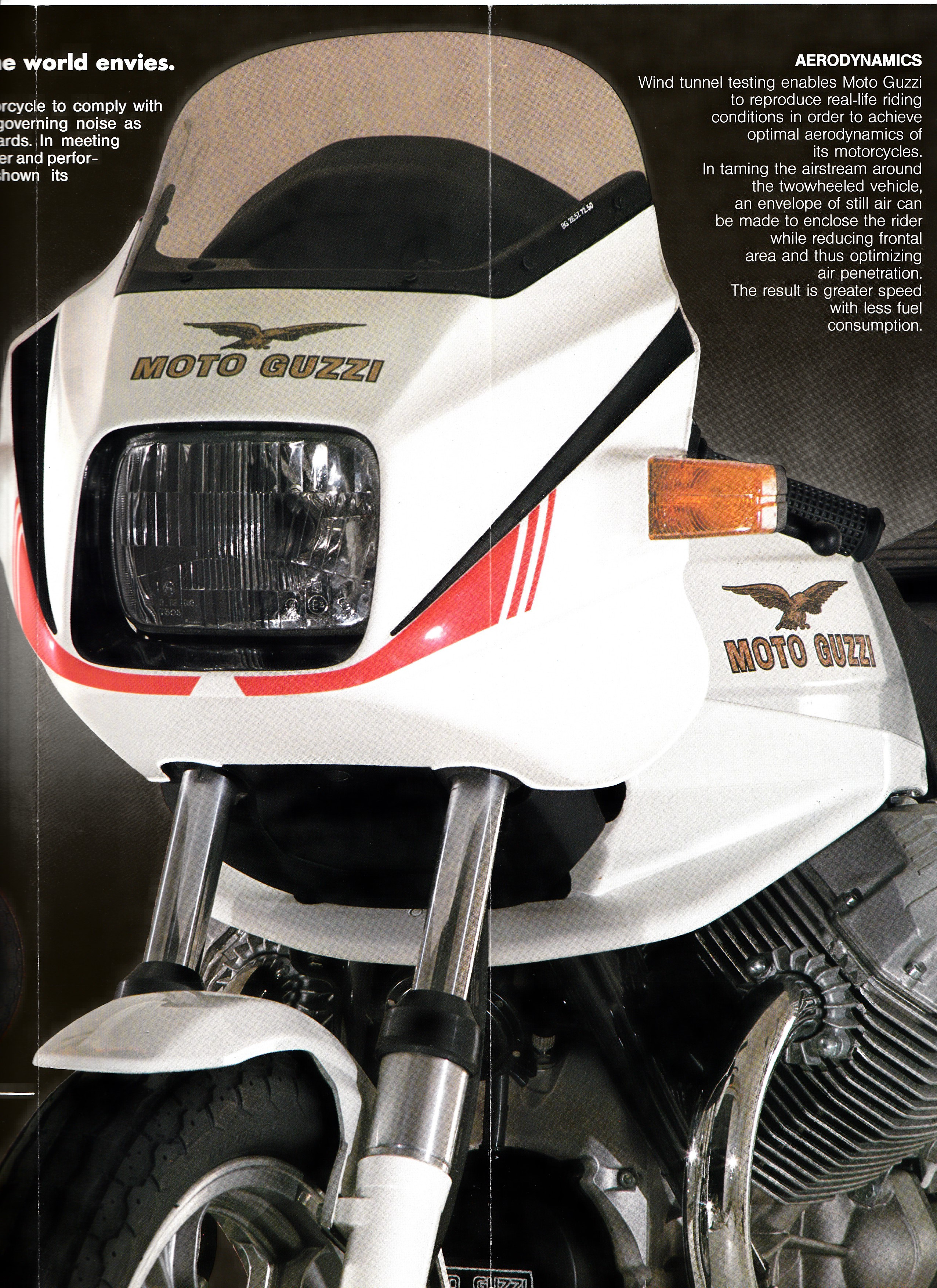 Brochure - Moto Guzzi 850 Le Mans III (folded style brochure)