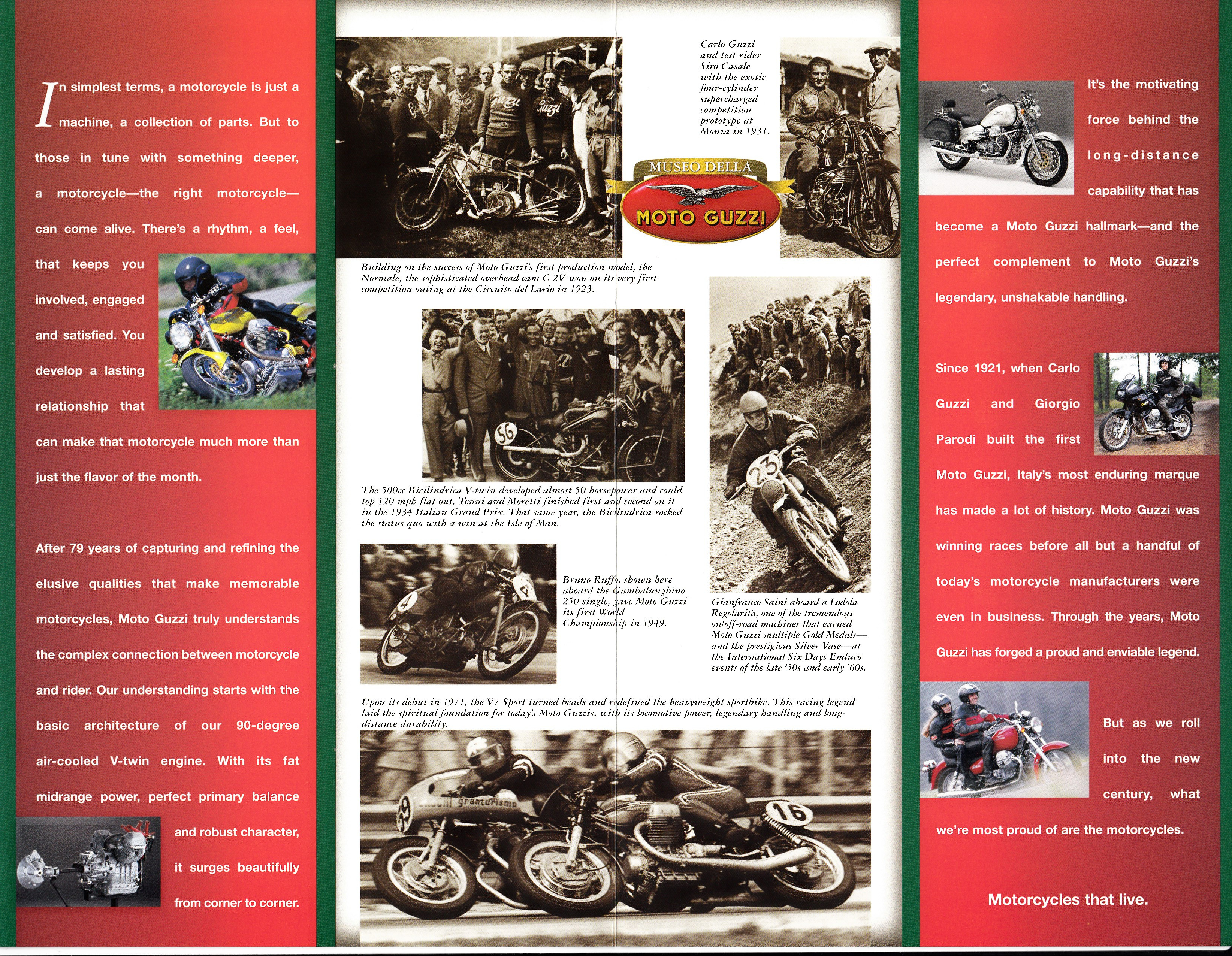 Brochure - Moto Guzzi Museo Della Moto Guzzi (1999)