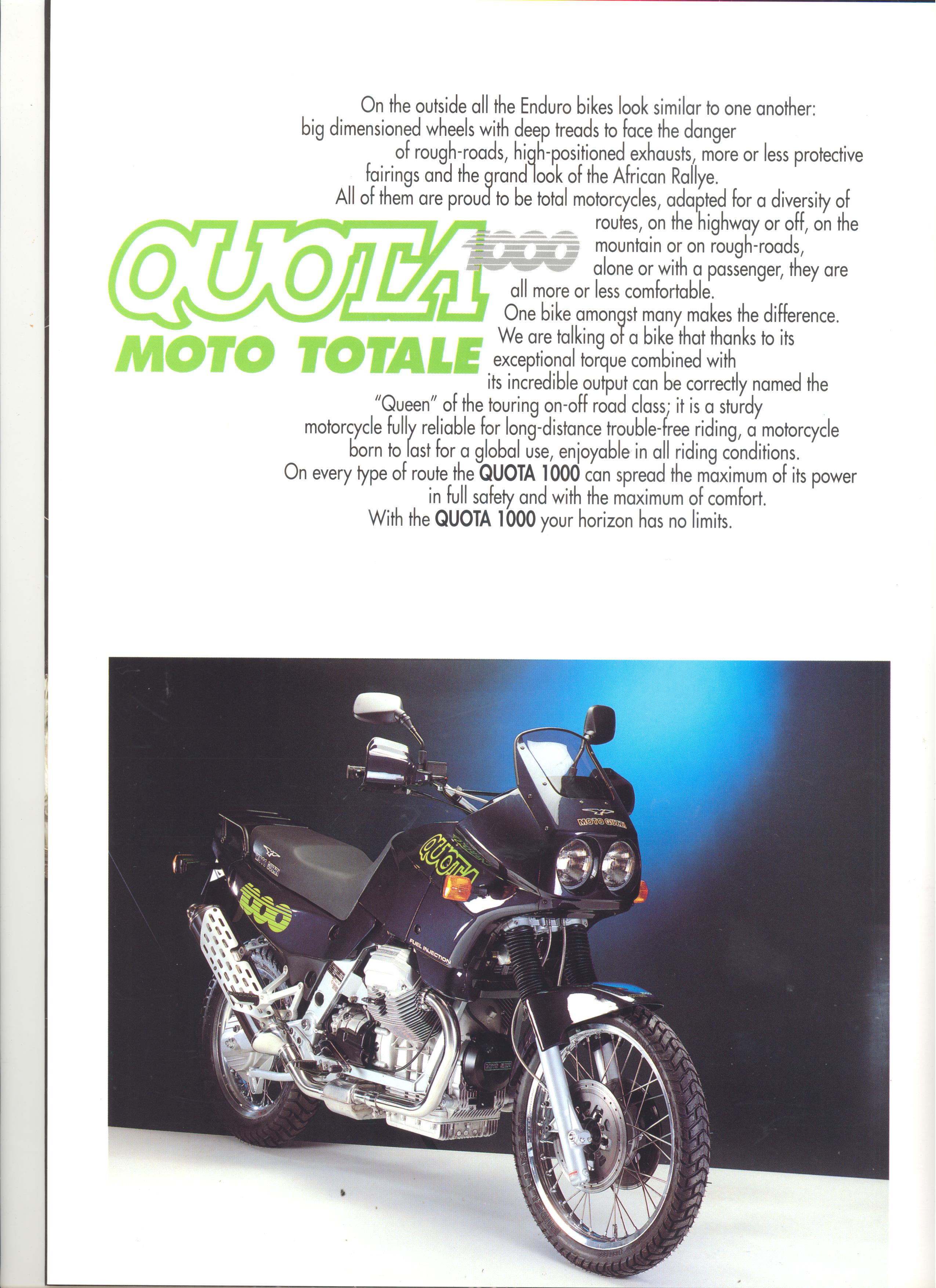 Moto Guzzi Compteur kilométrique - 1000 Quota NML