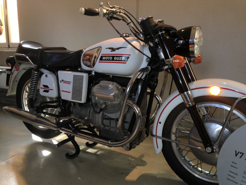 Moto Guzzi V7 Special. Photo taken at the Moto Guzzi factory museum.