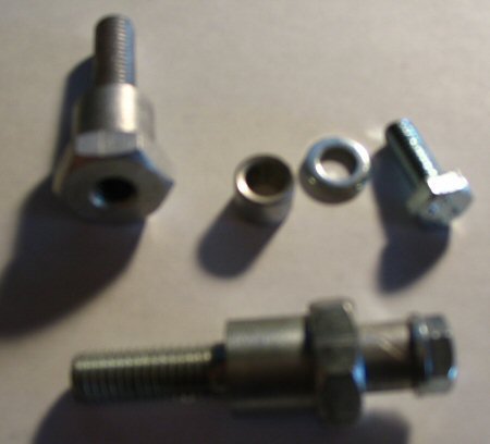 Bolts I fabricated to replace the special bolt (MG# 12740740).
