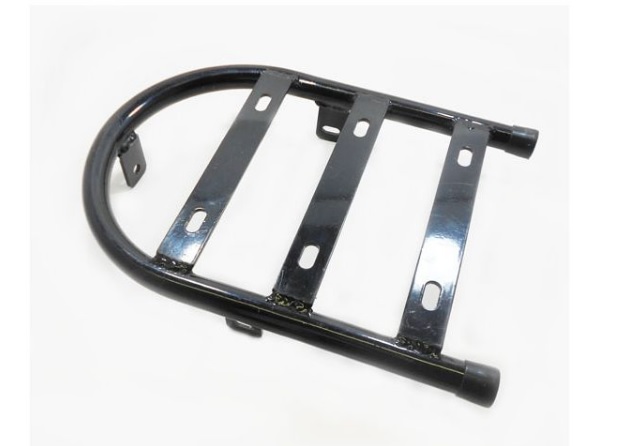 Harper's luggage rack to fit behind solo seats. Applicable to Moto Guzzi V700, V7 Special, Ambassador, 850 GT, 850 GT California, Eldorado, and 850 California Police models.