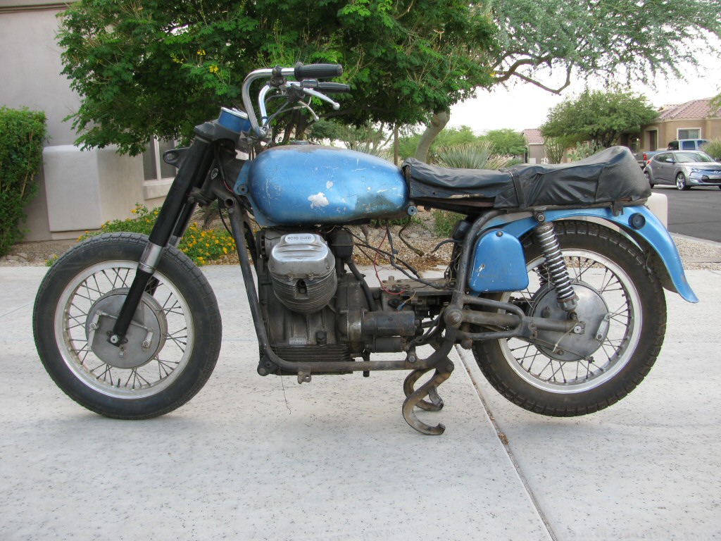 1971 Moto Guzzi Ambassador that I am restoring.