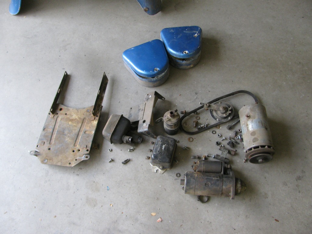Various components removed.
