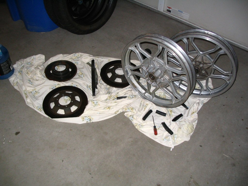 Rims and discs.