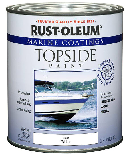 Rust-Oleum Marine Coatings Topside Paint (Gloss White).