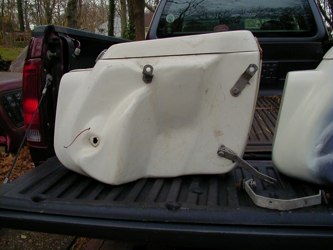 DB left side saddlebag for a Tonti.
