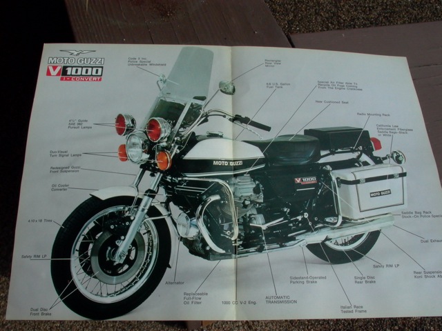 Moto Guzzi Police Solo Seat T3 - G5 Reproduction Motorcycle Saddle